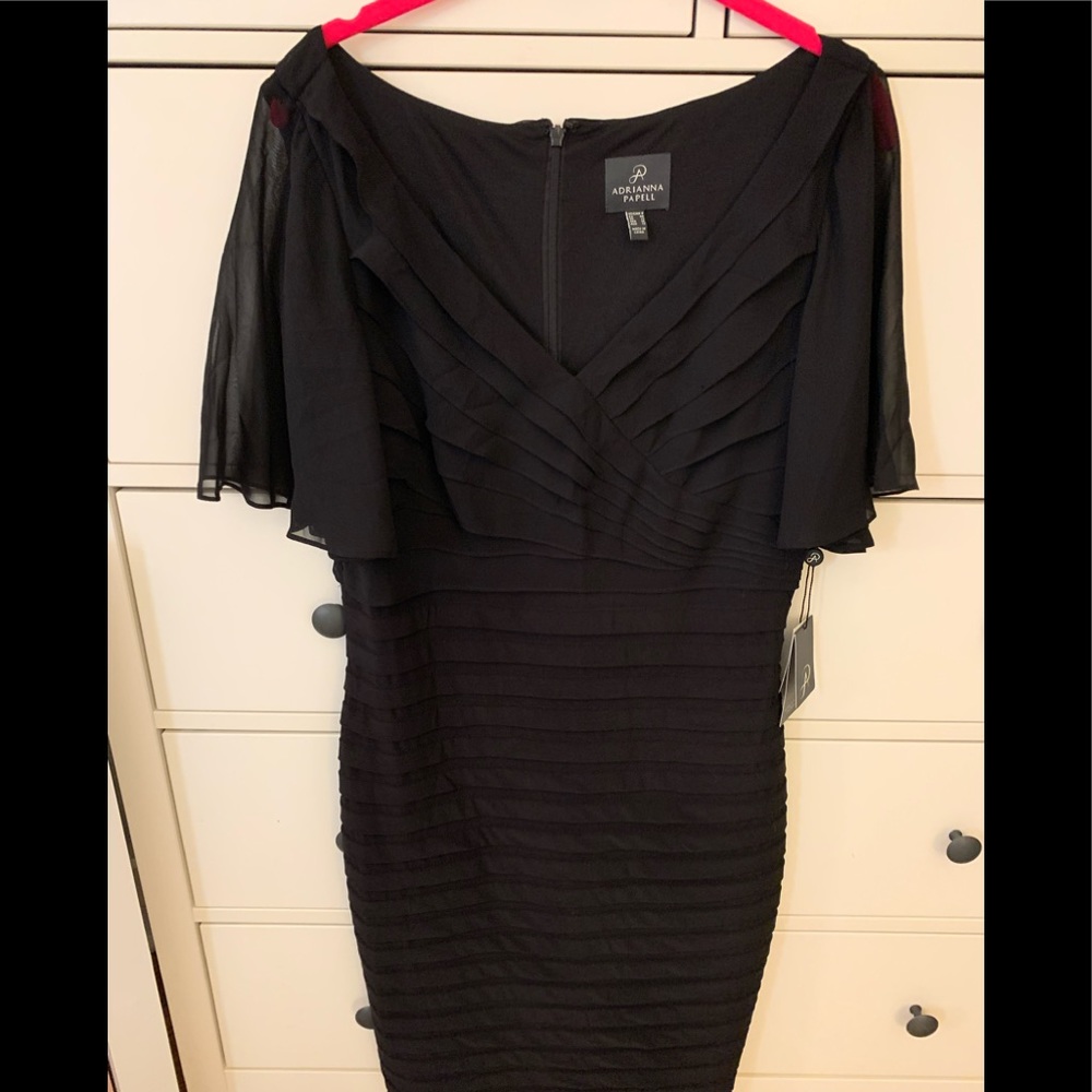 Adrianna Papell Little Black Dress Formal NWT